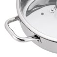 thumbnail image 2 of Hamilton Beach Heavy Duty Stainless Steel Saute Pan With Lid, 2 of 8