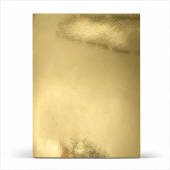 WRITWAA Metallic Paper Sheets, Plated Gold A4 Cardstock for DIY Projects, Elegant Finish, 10Sheets