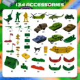 thumbnail image 4 of Figuras de acción AuntyFey Army Men Playset con tapete, 4 of 9