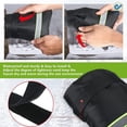 thumbnail image 4 of Deago Outdoor Faucet Cover for Winter Freeze Protection, Antifreeze Hose Bib Insulation Socks with Reflective Strips, 5.5" W x 7.1" H, Black, 4 of 8