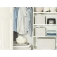 thumbnail image 4 of Storage Bins For Shelves With Metal Frame. Fabric Storage Bins. Nature and Gray. 2-Pack, 4 of 5