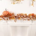 thumbnail image 7 of sruoe Halloween Maple Leaf Vine Garland, Artificial Garland Rattan, Hanging Maple Leaf Garland, Indoor Christmas Fall Maple Garland, Hanging Fall Leaves for Thanksgiving Autumn Home Decoration, 7 of 7
