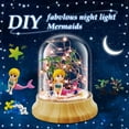 thumbnail image 7 of KOMI Make Your Own Mermaid Night Light, Mermaid Toys for Kids, Mermaid Craft Kit, DIY Arts and Crafts Lamp Project for Girls(USB Upgrade Edition), Gifts for 4 5 6 7 8 9 10 Year Old Kids, 7 of 7