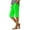 Green, variant on Audhol Women's Shorts! Womens Casual Loose Elastic Waist Cotton Trouser Cropped Wide Leg Pants Knee Length Shorts Women Green L