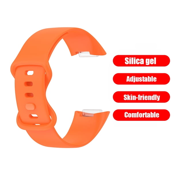 Banda impermeable para Fitbit Charge 5 Sports Smart Wristbands Strap (naranja)