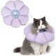 thumbnail image 1 of Collar de cono para gato, lindo collar impermeable de recuperación para gatos, collar isabelino de seguridad para curación de heridas antimordeduras para gatos, 1 of 4
