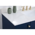 thumbnail image 4 of 48 inch Single Bathroom Vanity in Blue with Backsplash, 4 of 8