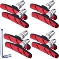 thumbnail image 1 of 4 pares de pastillas de freno Toystoory Ciclismo Rojo Universal, 1 of 6
