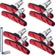 thumbnail image 2 of Sonducket 4 pares de pastillas de freno en V, accesorios modificados, accesorios para bicicletas, pieza de tope de rueda, pastillas de freno Ciclismo Rojo, 2 of 6