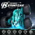 thumbnail image 5 of Tecnock Remote Control Car, 2.4GHz RC Cars with USB-C Easy Charging, 4WD Double Sided 360° Rotates and Flips RC Stunt Car, Toys Gift for Boys and Girls Ages 6-8, 8-12, 5 of 7