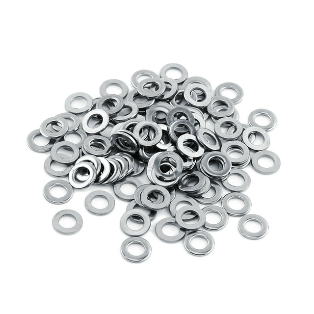 LYUMO 304 Acier Inoxydable, 100pcs 304 Rondelles Plates Métriques Outil de Réparation de Kit de Vis M3/m4/m5/m8/m10