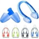 thumbnail image 4 of Clips de silicona suave para la nariz para nadar + 2 tapones para los oídos, juego de tapones para los oídos para deportes acuáticos, tapones para la nariz para natación, tapones para los oídos para adultos y niños, 4 of 4