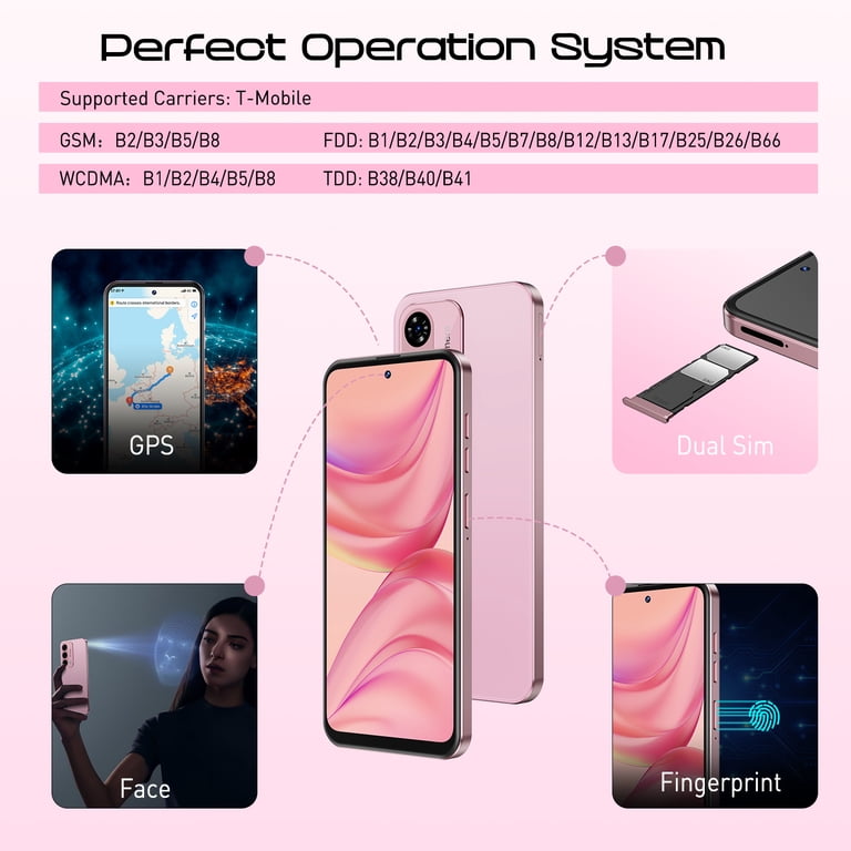 T-Mobile XGODY Unlocked Phone, Octa-Core, 6.56