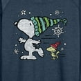 thumbnail image 3 of Peanuts - Snoopy Woodstock Skate - Women's Lightweight French Terry Long Sleeve Shirt, 3 of 6