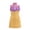 A-Purple38, variant on JAJAHO Summer Girls Tennis Dress With Pockets Sleeveless Quarter Zip Stand Collar Ice Cream Printed Slim Fit Golf Mini Dresses For Kids Teens 4-15Y