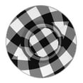 thumbnail image 4 of Easygdp White And Black Plaid Double-Sided Reflective Fisherman Hat for Outdoor and Night Walking, Unisex, 4 of 9