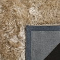 thumbnail image 4 of SAFAVIEH Riviera Comgan Solid Plush Polyester Shag Area Rug, Beige, 8' x 10', 4 of 7