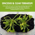 thumbnail image 4 of Live Venus Flytrap Kit with Carnivorous Plant Food, Tweezers, Peat Pellets & 7.5" Clear Tank – 2 Flytrap, Bug-Eating Plants for Indoor STEM Learning, 4 of 6
