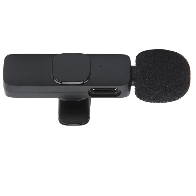 Wireless Lavalier Microphone, Plug And Play Lavalier Lapel Microphone High Sensitivity Quick Response For Mobile Phones For Tablets Type C Port