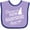 Lavender and Purple, variant on Inktastic Someone in New Hampshire Loves Me Boys or Girls Baby Bib