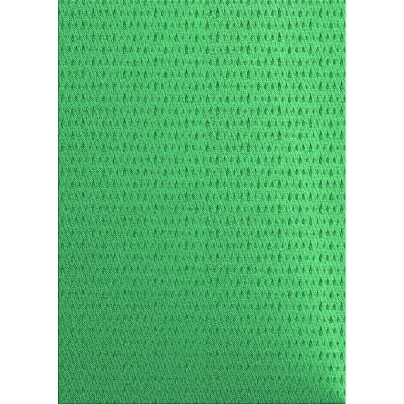 Ahgly Company Machine Washable Indoor Rectangle Transitional Neon Green Area Rugs, 5' x 7'