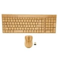 thumbnail image 2 of Appareils Informatiques 2,4 GHz avec Récepteur USB, Matériau en Bois de Bambou, Brancher et Utiliser, Cadeau Idéal pour les Fêtes, 2 of 7