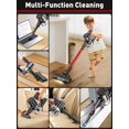 KimPump Cordless Handheld Pool Vacuum Cleaner - 20.5 GPM Suction, 4 Filter Bags, Dual Brush Heads