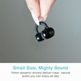 thumbnail image 6 of MEE audio Pebbles Air Open Ear True Wireless Earbuds: Earclip Headphones with Headset (Onyx), 6 of 14
