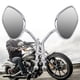 thumbnail image 5 of 1 par de reflectores de espejo lateral retrovisor para motocicleta para Touring Road King Glide, 5 of 12