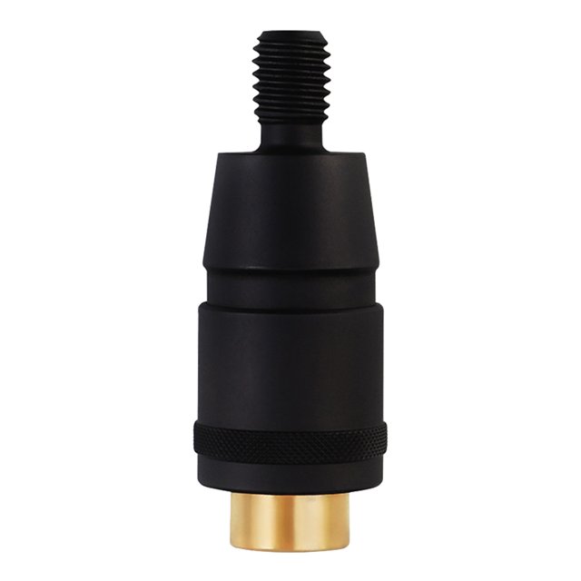 Bsvklp Conector Caña Pescar Adaptador Cabeza Red Liberación Rápida Aparejos Pesca (negro)
