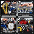 thumbnail image 2 of Kit Motor V8 HIGH GODO YC1657 Bloques Construccion 665 Piezas Control App Luces LED, 2 of 5