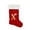X, variant on Nmdmisc 18" Red Knit Monogram Christmas Stockings,Personalized Initial Christmas Stocking,Children's Gift Bag,Family Holiday Xmas Party Decor (Letter D)