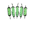 thumbnail image 2 of KOKOPROS Kokanee Salmon Finished Flashers Wonder Family 5 Pack 3 Teardrop 5 1/2 in and 2 Skateboard 4 3/4 in., 2 of 6