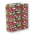 thumbnail image 4 of Stretchable Book Cover Pink Camouflage Print Fits Most Hardcover Textbooks up to 8" x 10" inches, Washable and Reusable, 1-Count, 4 of 5