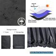 thumbnail image 3 of Heavy-Duty Outdoor Lawn Mower Cover, Universal Fit Tractor Cover Compatible with Decks up to 54", Featuring Rip Resistant 420D Polyester OxCompatible withd Material,, 3 of 5