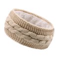 thumbnail image 1 of DPTALR Bandeau de Sport en Laine Tricotée Couleur Unie Automne et Hiver, 1 of 1