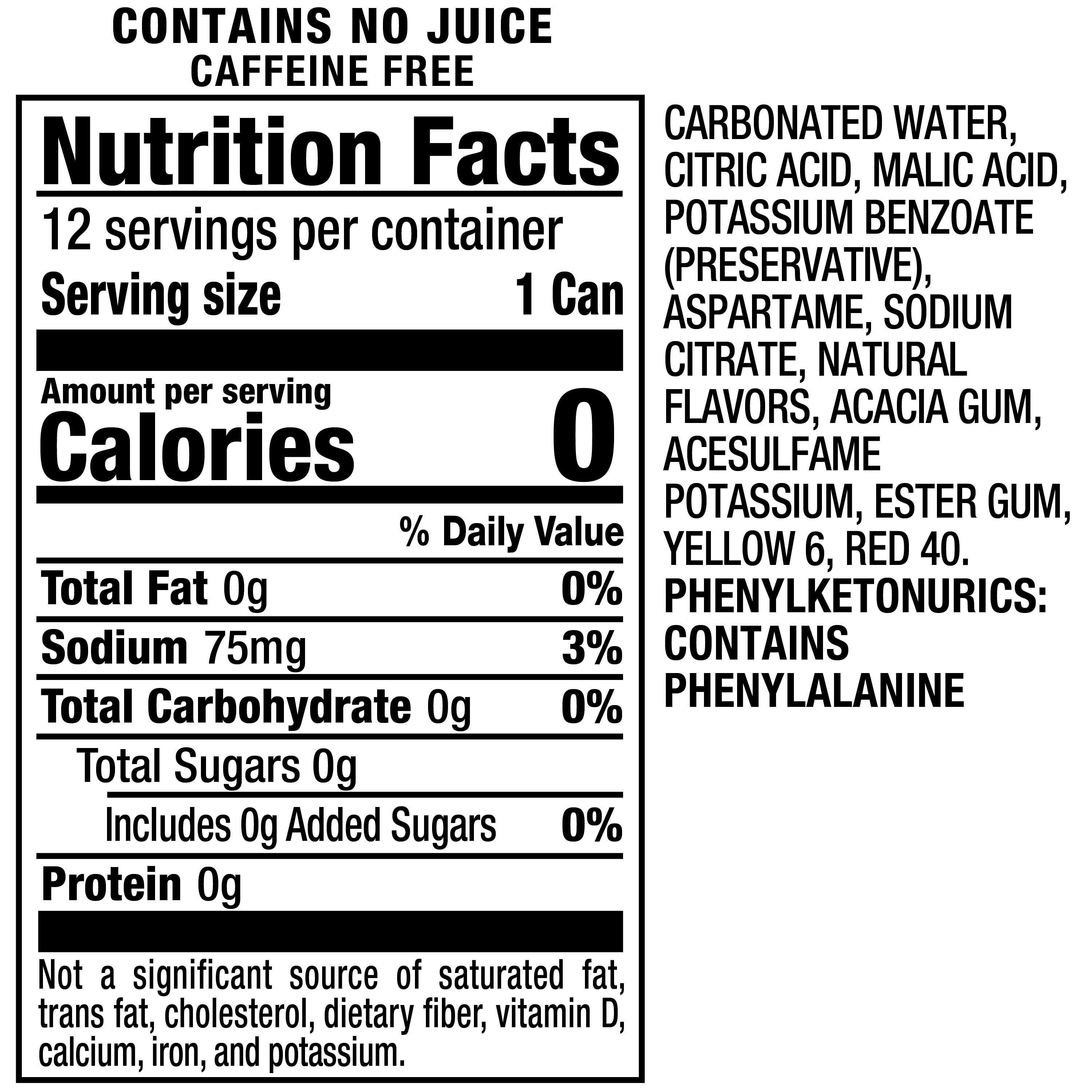 Crush Diet Orange Soda, 12 Fl. Oz., 12 Count
