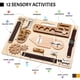 thumbnail image 3 of Juguete sensorial de madera Montessori Busy Board ABERLLS de 1 a 4 años, 3 of 7