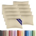 thumbnail image 1 of Juego de 10 fundas de almohada estándar - Fundas ultra suaves de calidad hotelera - Cómodas, acogedoras y antiarrugas - Resistentes al encogimiento, las manchas y la decoloración - Protectores de almo, 1 of 1