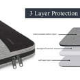 thumbnail image 3 of Ytonet 15.6-inch Laptop Sleeve Case, Lightweight Laptop Bag for Men & Women, Compatible with HP, Asus, Dell, MacBook, and Apple, Gray, 3 of 7