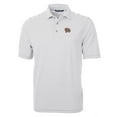 thumbnail image 2 of Men's Cutter & Buck Gray Norfolk Tides DryTec Virtue Eco Pique Stripe Recycled Polo, 2 of 3