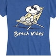 thumbnail image 3 of Peanuts - Lazy Snoopy - Women's Short Sleeve Graphic T-Shirt, 3 of 6