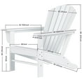 thumbnail image 6 of Portside Classic Outdoor Adirondack Chairs (Set of 8), 6 of 9