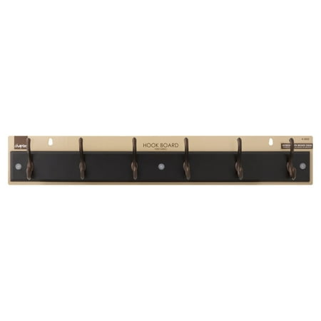 Hook Board - Chapter Espresso with Bronze Hook Board
