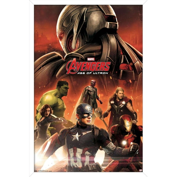 Marvel Cinematic Universe - Avengers - Age of Ultron - Avengers Wall Poster, 14.725" x 22.375", Framed