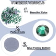 thumbnail image 4 of 1450 Pcs Strass Hotfix Cristales de Vidrio Gemas (Set SS6-SS30, Verde Oscuro), 4 of 6