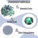 thumbnail image 4 of 1450 Pcs Strass Hotfix Cristales de Vidrio Gemas (Set SS6-SS30, Verde Oscuro), 4 of 6