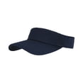 thumbnail image 2 of Mens Sport Sun Visor Hat Adjustable Empty Top Baseball Visor Cap Outdoor Lightweight Running Golf Sun Protection Caps Navy, 2 of 4