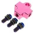 thumbnail image 3 of Shisuyan 1 Set Hydraulic Brake Line Connector: Motorcycle Brake Line Tee Adapter With Titanium-Burned Bolts - T Shaped Adapter For Motorcycle Quad Bike Atv, 3 of 8