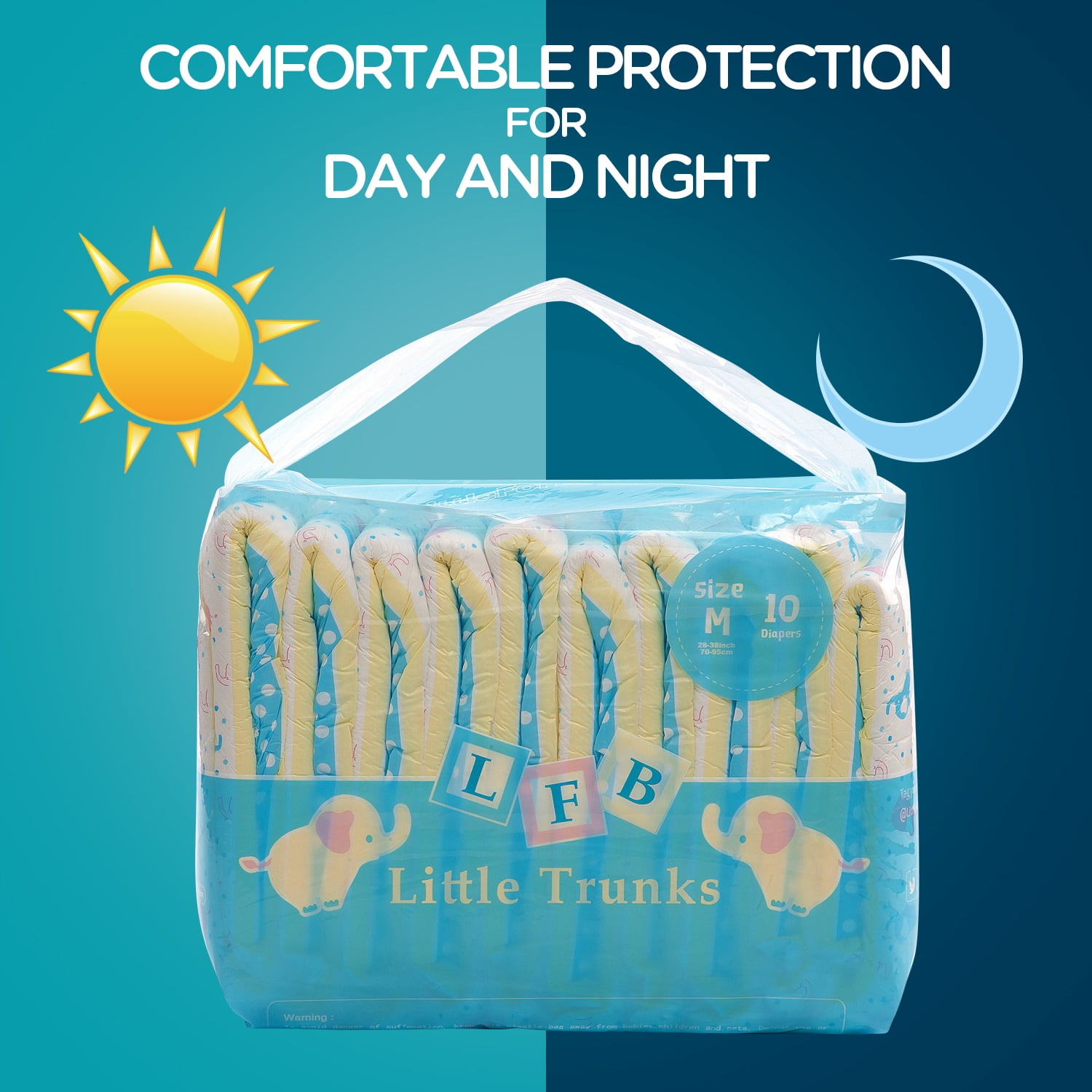 Littleforbig Adult Diaper 10 Pieces - Little Trunks Diapers